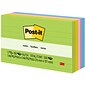 Post-it Notes, 3" x 5", Floral Fantasy Collection, Lined, 100 Sheet/Pad, 5 Pads/Pack (635-5AU)