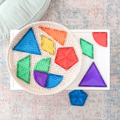 Connetix Magnetic Tiles Rainbow Shape Expansion Pack, 36 Pieces (CNTR00036SE)
