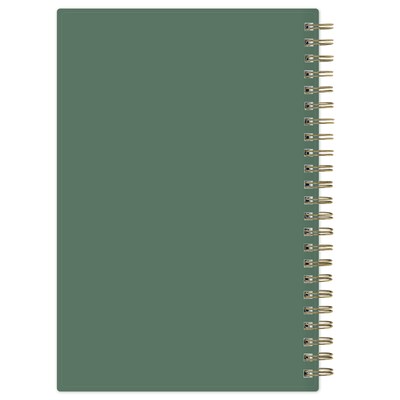 Blue Sky Bespoke Letterpress 5" x 8" Undated Personal Organizer, Plastic Cover, Strawberry & Bee (159139)