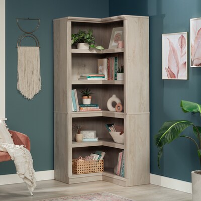 Sauder Select 70H 5-Shelf Bookcase, Chalked Chestnut (444768)
