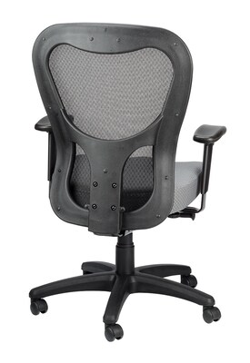 Tempur-Pedic Ergonomic Fabric/Mesh Swivel Task Chair, Grey/Black (TP9000-C-GRY)