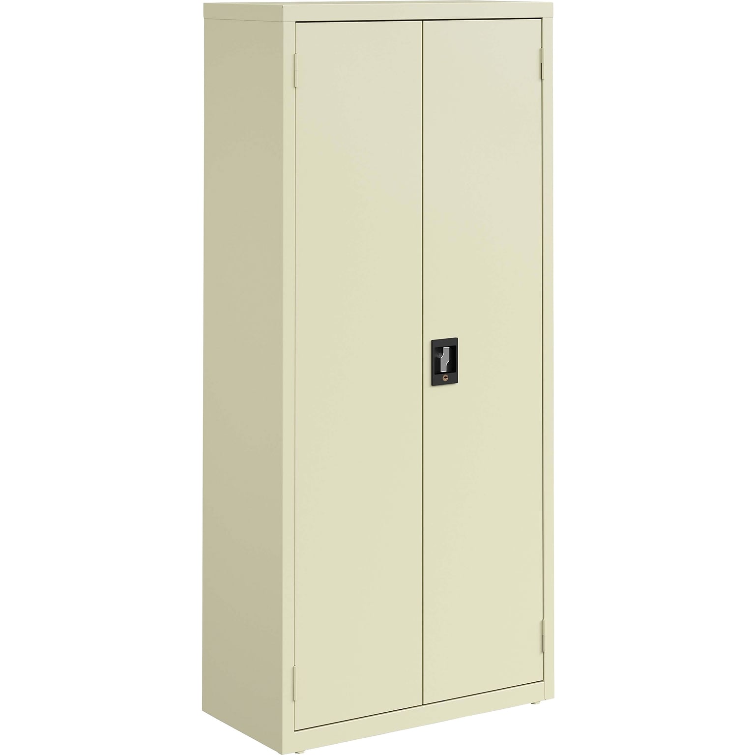 Lorell Fortress Steel Storage Cabinet with 4-Shelves, Putty (LLR69830PTY)