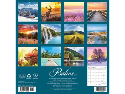 2025 Willow Creek Psalms 12 x 12 Monthly Wall Calendar (44544)