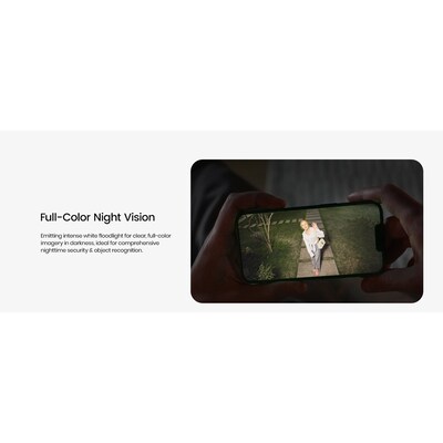 aosu Floodlight Cam Pro Outdoor Smart Security Camera, White (L5P2CA11)