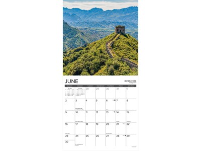 2024 Willow Creek Wonders Of The World 12" x 12" Monthly Wall Calendar (37539)