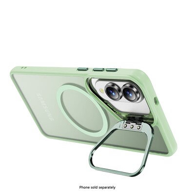 SaharaCase Venture Series Kickstand MagSafe Phone Case for Samsung Galaxy S25 Edge, Shock Absorbing, Oasis Green (CP00829)