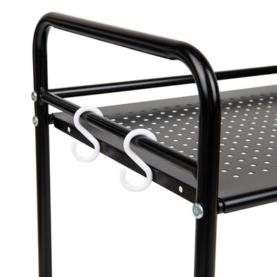 Mind Reader Metal Kitchen Shelf, Black (1TCOUMIC-BLK)
