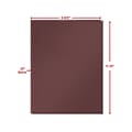 ComplyRight Tax Presentation Folder with Side-Staple Tabs, Burgundy, 50/Pack (PBSS24)