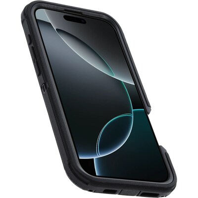 OtterBox Defender MagSafe Phone Case for iPhone 16 Pro Max, Shock Absorbing, Black (77-95989)