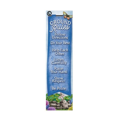 Eureka Curiosity Garden - Ground Rules Vertical Banner, 6/Pack (EU-849346-6)