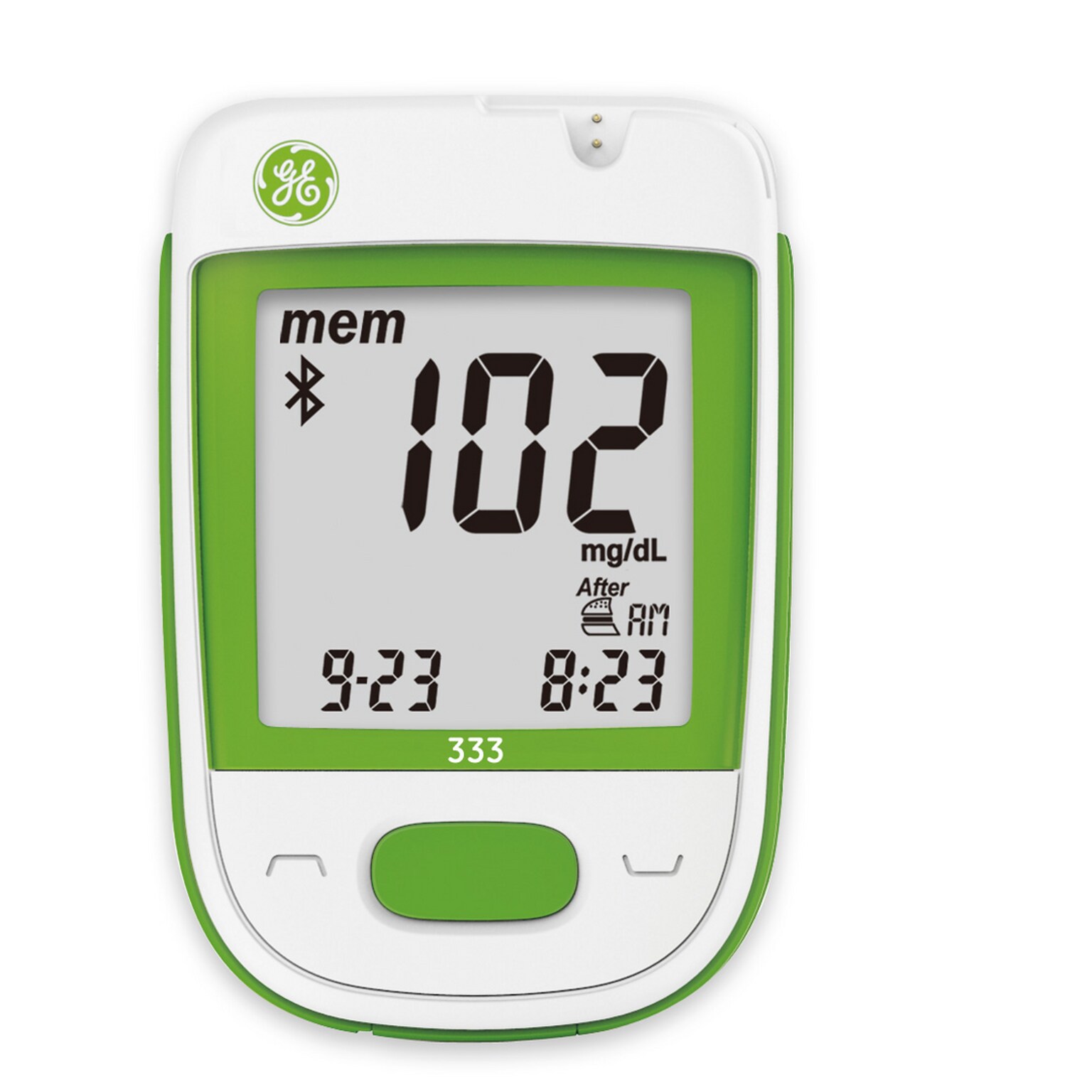 GE GE333 Blood Glucose Monitoring System, Green