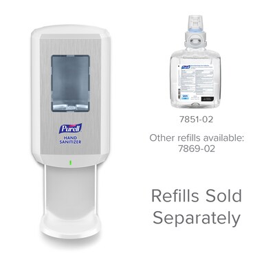 Purell CS Automatic Wall Mounted Hand Sanitizer Dispenser, White (7820-01)