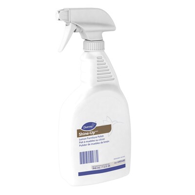 Diversey Shine-Up Furniture Polish, Lemon, 32 fl. oz., 12/Carton (4995480)