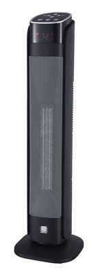 WarmWave 1500 Watt Portable Ceramic Electric Heater, Black (72016-WW)
