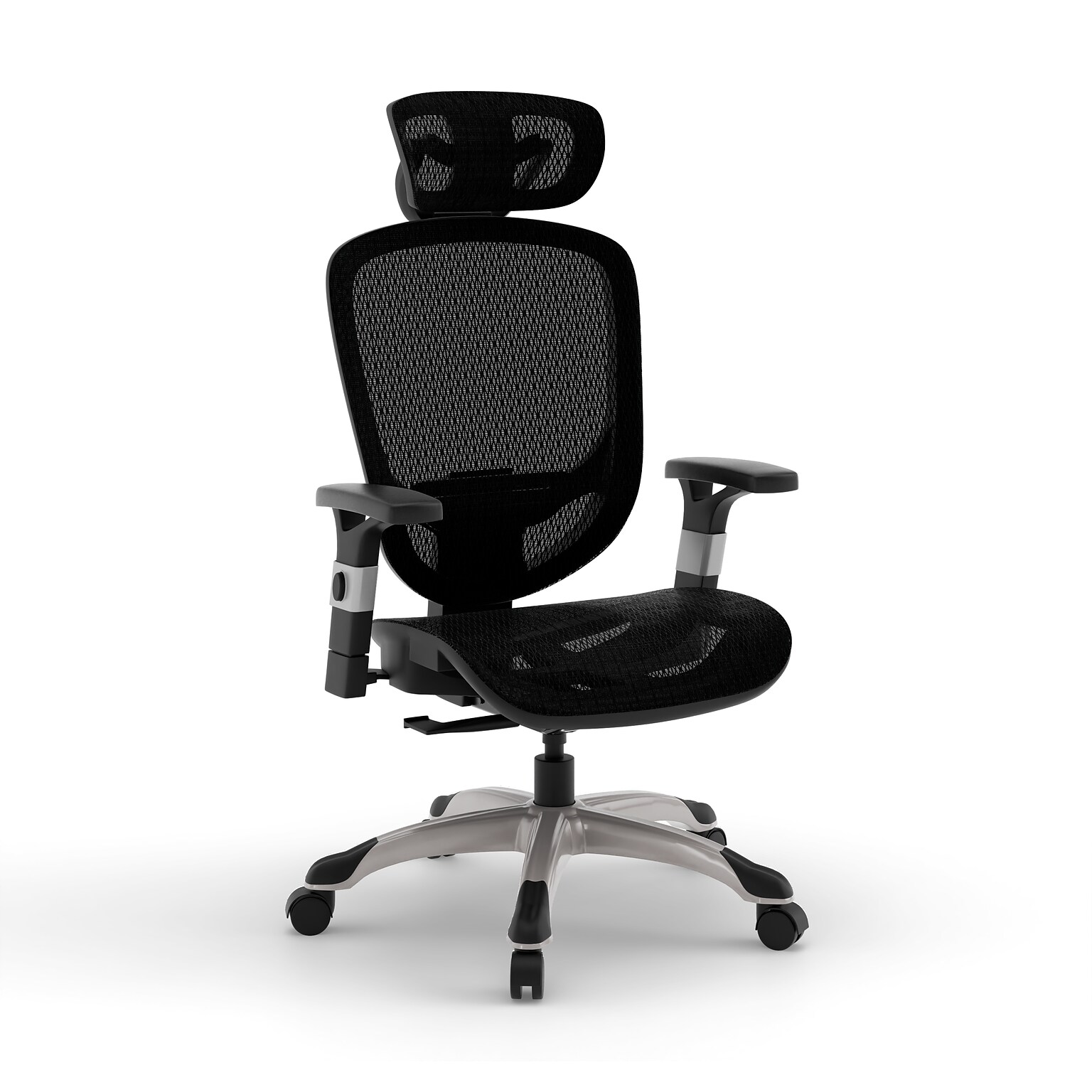 Quill Brand® Hyken Mesh Task Chair, Black (23481-CC)