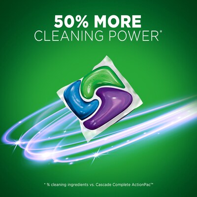 Cascade Platinum ActionPacs Dishwashing Detergent Pacs, Fresh Scent, 59 Pacs/Pack (97726)
