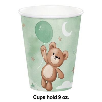 Creative Converting Teddy Bear Paper Cups, 96/Pack (368268)