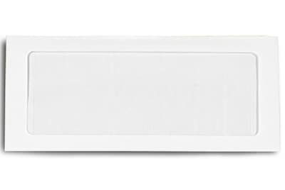 LUX Moistenable Glue #10 Window Envelope, 4 1/2 x 9 1/2, Bright White, 250/Box (FFW-10-250)