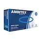 Ambitex V5101 Series Latex Free Clear Vinyl Gloves, Large, 100/Box (VLG5101)