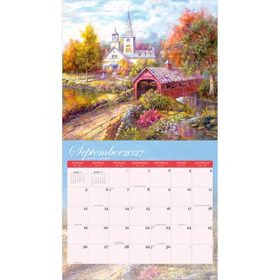 2027 BrownTrout Bygone Days 14" x 12" Monthly Wall Calendar, Assorted Colors (9798330715985)