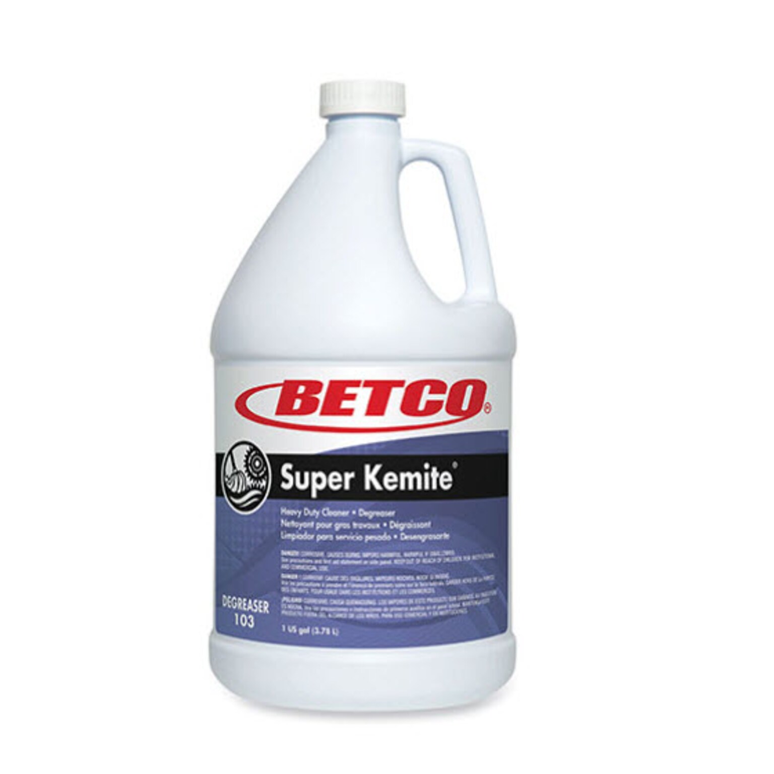 Betco Super Kemite Butyl Degreaser, Cherry Scent, 1 gal Bottle, 4/Carton (1030400)