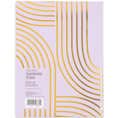 Five Star Style 1-Subject Composition Notebooks, College Ruled, 150 Sheets, Purple (850111F-AMZ)