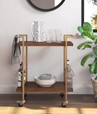 Finch Maxwell Bar Cart, Gold (FUBC10024A)