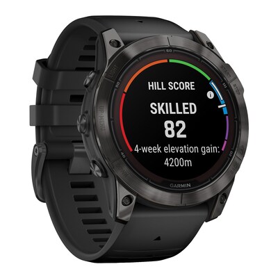 Garmin fenix 7X Pro Sapphire Solar Edition Smartwatch, Carbon Gray & Black, 51mm (GRM0277810)