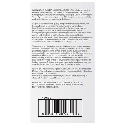 Viribright 5 Watts Selectable LED Household Bulb (450105)