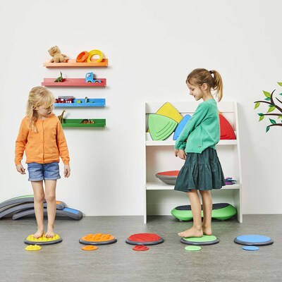 Gonge Tactile Discs, Assorted Colors, 5/Set