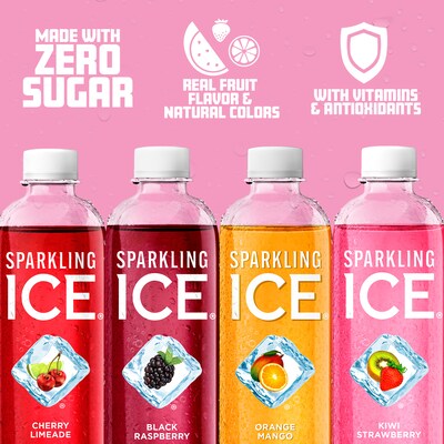 Sparkling Ice Variety Pack Sparkling Water, 17 Oz., 12/Pack (TLK95092)