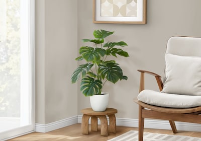 Monarch Specialties Inc. 24 Artificial Monstera Plant in Pot (I 9551)