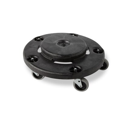 Rubbermaid Brute Round Trash Can Dolly, Black (FG264000BLA)