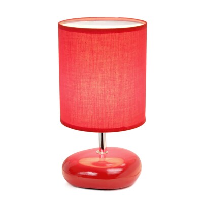 Simple Designs 10.24 LED Table Lamp, Red (LT2005-RED-LB)