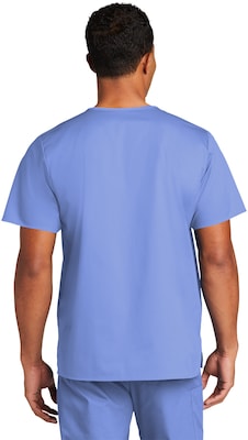 WINK UNISEX WORKFLEX CHEST POCKET V-NECK TOP