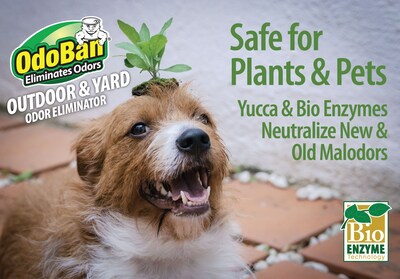 OdoBan Outdoor and Yard Odor Eliminator, Clean Fresh Scent, 32 oz. (927561-Q6)