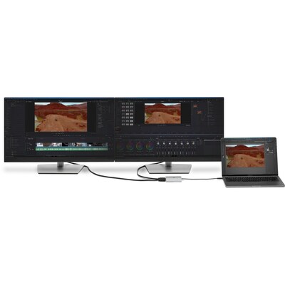 OWC USB-C to Dual HDMI 4K Display Portable Adapter with DisplayLink