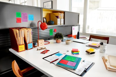 Post-it Super Sticky Notes, 4" x 6", Playful Primaries Collection, Lined, 90 Sheet/Pad, 3 Pads/Pack (6603SSAN)