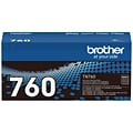 Brother TN 760 Black High Yield Toner Cartridge, Print Up to 3,000 Pages