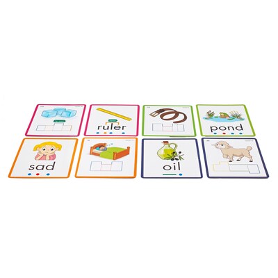 Junior Learning Rainbow Phonics Decodable Word Cards (JRLRP105)