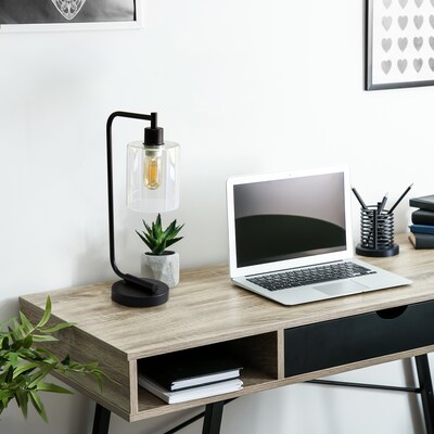 Simple Designs Bronson LED Desk Lamp, 18.8", Black, 4/Pack (LD1036-BLK-4PK)