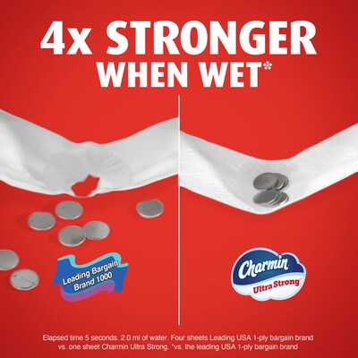 Charmin Ultra Strong Mega Toilet Paper 220 Sheets/Roll, 24 Rolls/Pack (132140)