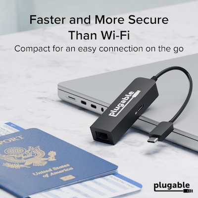 Plugable USB-C Gigabit Ethernet Adapter (USBC-E2500PD)