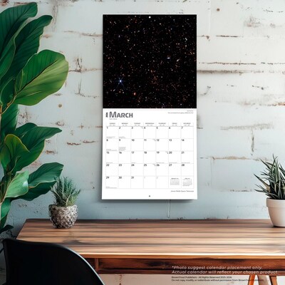 2026 BrownTrout James Webb Space Telescope 12" x 12" Monthly Wall Calendar (9798330703999)