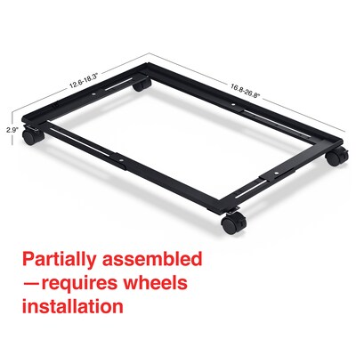 Quill Brand® Adjustable File Caddy, Black (52140)