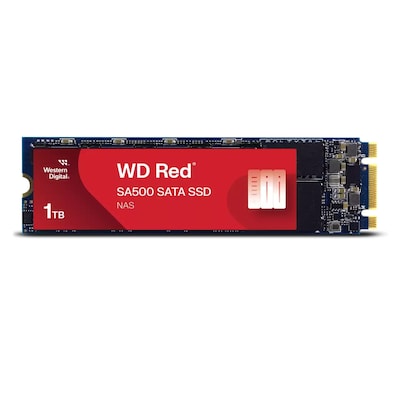 Western Digital Red SA500 1TB M.2 2280 SATA III Solid State Drive, 3D NAND (WDS100T1R0B-68A4Z0)