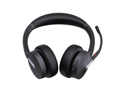 YeaLink WH64 Noise Canceling Bluetooth Stereo On-Ear Headset, MT Certified (1208674)