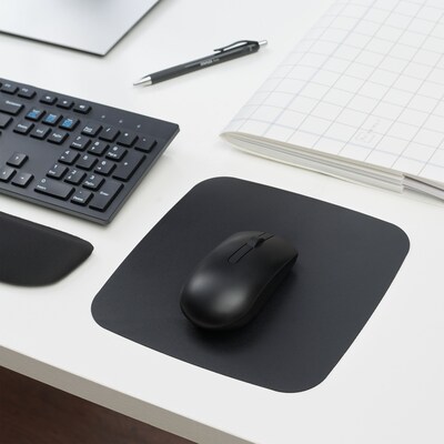 Staples TECH Ultrathin Non-Skid Mouse Pad, Black (23941)