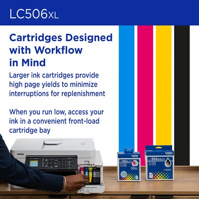 Brother LC506XL Cyan High Yield Ink Cartridge (LC506XLCS)