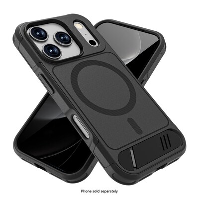 SaharaCase Venture Series MagSafe Phone Case for iPhone 17 Pro Max, Shock Absorbing, Scorpion Black (CP01007)